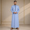 Regal Azure Blue Saudi Thobe - Men