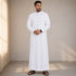 White Ember Saudi Thobe - Men
