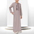 Muted Brown Omani Thobe - Kids