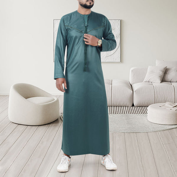 Steel Green – Traditional Emirati Thobe