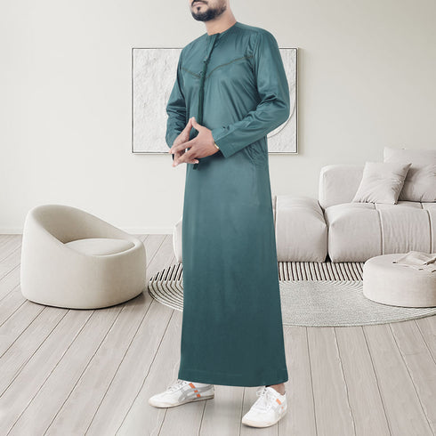 Steel Green – Traditional Emirati Thobe