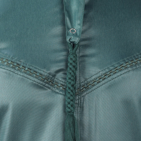 Jungle Green Emirati Style Thobe – Premium Elegance by Al-ammaar