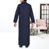 Midnight Elegant Blue Saudi Style Kids Thobe
