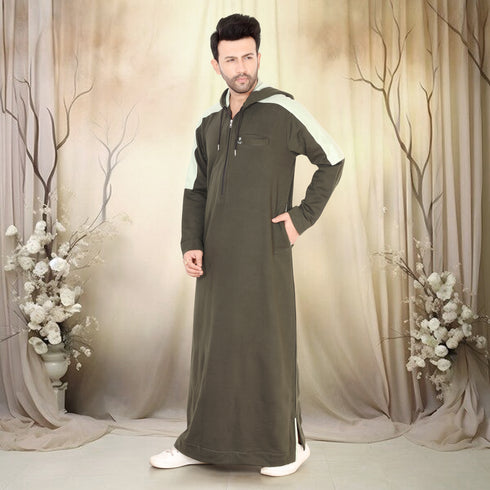 Emerald Winter Hoodie Thobe