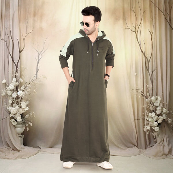 Emerald Winter Hoodie Thobe