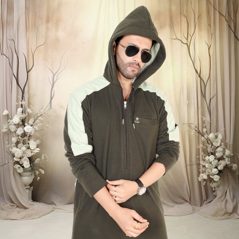 Emerald Winter Hoodie Thobe