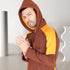 Dusky Brown Winter Hoodie Thobe