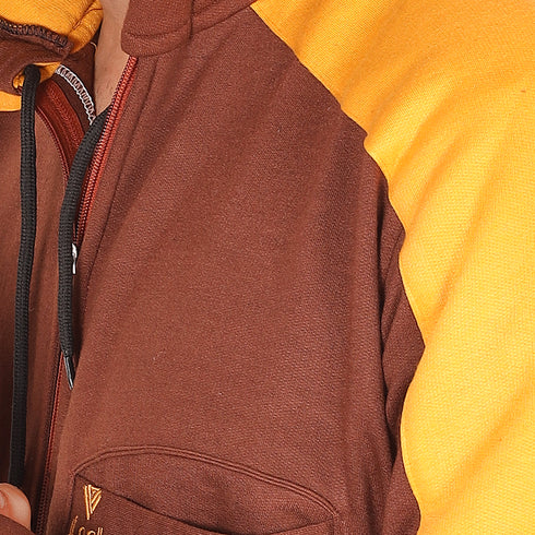 Dusky Brown Winter Hoodie Thobe