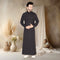 Elegant Jet Black Qatari Thobe-Mens