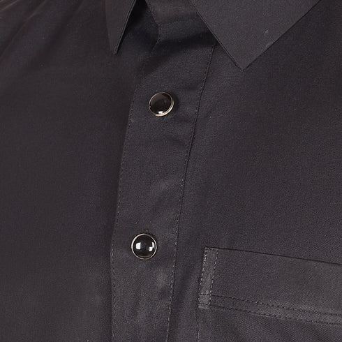 Elegant Jet Black Qatari Thobe-Mens