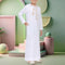 Pure White Omani Style Thobe - Kids
