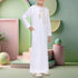 Pure White Omani Style Kids Thobe
