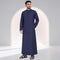 Midnight Elegant Blue Saudi Thobe - Men