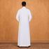 Classic Sapphire White Thobe - Men