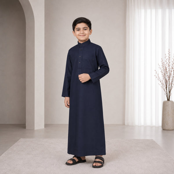 Classic Midnight Blue Thobe - Kids