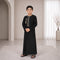 Carbon Black Omani Thobe - Kids