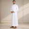 Elegant Pure White Saudi Thobe - Men