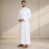 Elegant Pure White Saudi Thobe - Men