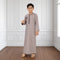 Muted Brown Omani Thobe - Kids