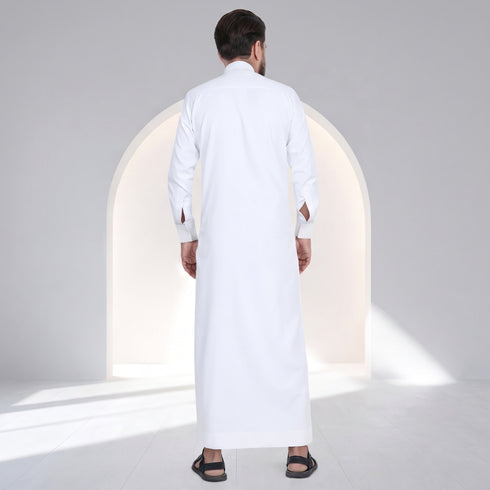 Elegant Ivory Saudi Thobe - Men