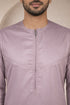 Dusky Mauve Zipper Thobe - Men