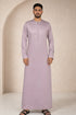 Dusky Mauve Zipper Thobe - Men