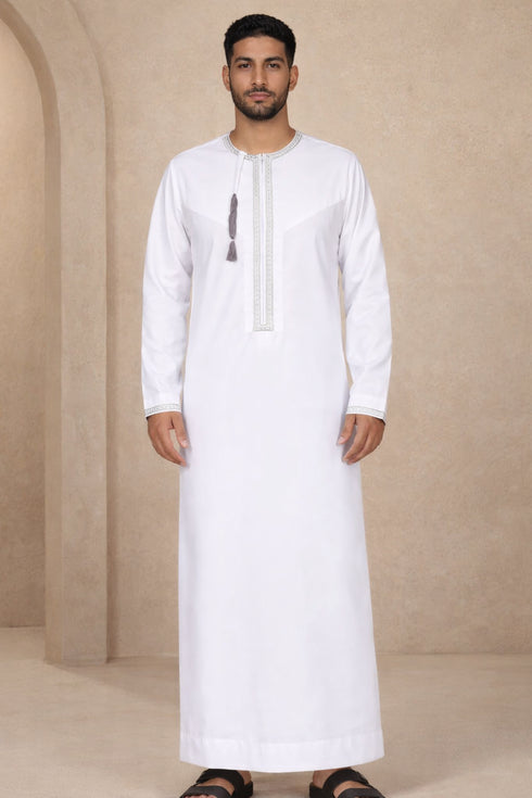 Ivory Majesty Omani Thobe - Men