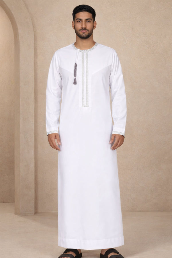 Ivory Majesty Omani Thobe - Men