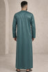 Steel Green Emirati Thobe - Men