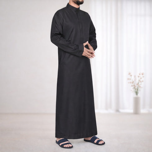 Sophisticated Jet Black TR Thobe