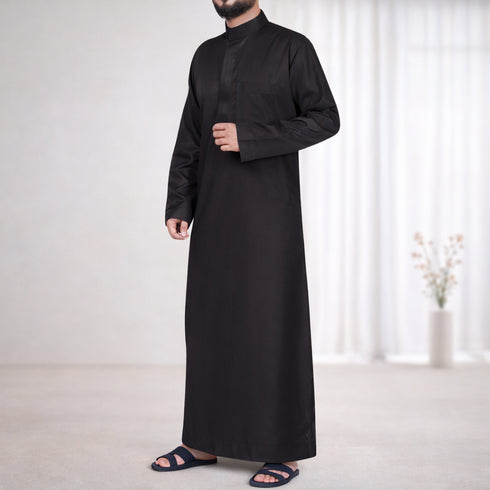 Sophisticated Jet Black TR Thobe