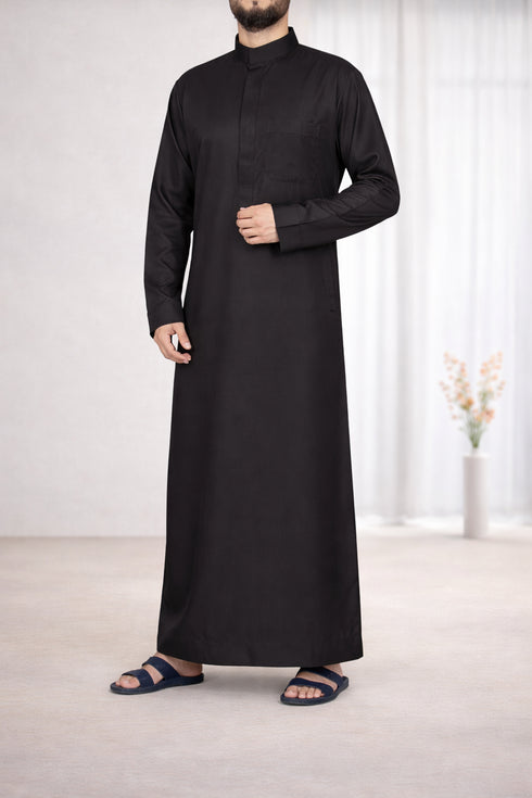 Sophisticated Jet Black TR Thobe