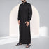 Premium Modern Onyx Black Thobe