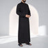 Premium Modern Onyx Black Thobe