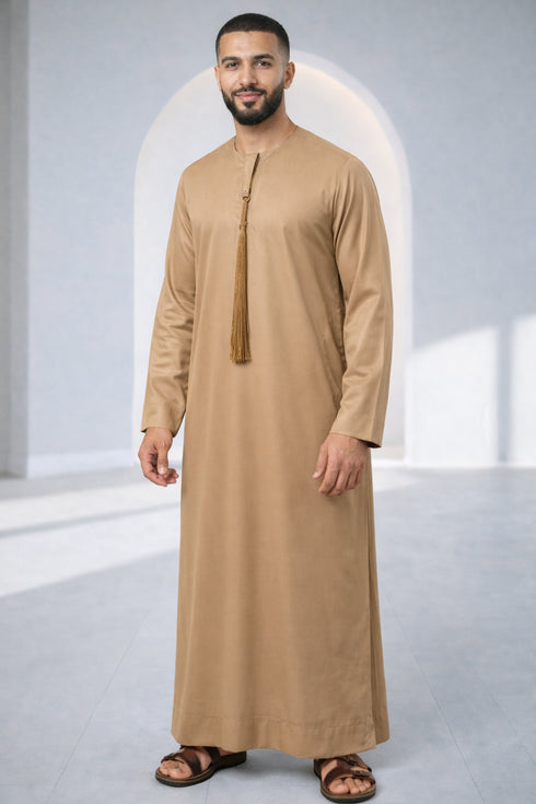 Sandy Brown Emirati Thobe