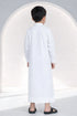 Elegant Ivory Saudi Thobe - Kids