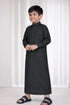 Sophisticated Jet Black TR Thobe-Kids