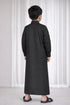 Sophisticated Jet Black TR Thobe-Kids
