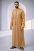 Arabian Sand (Camel Brown)-Emirati Thobe with Tassel