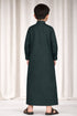 Royal Forest Green Saudi Thobe - Kids