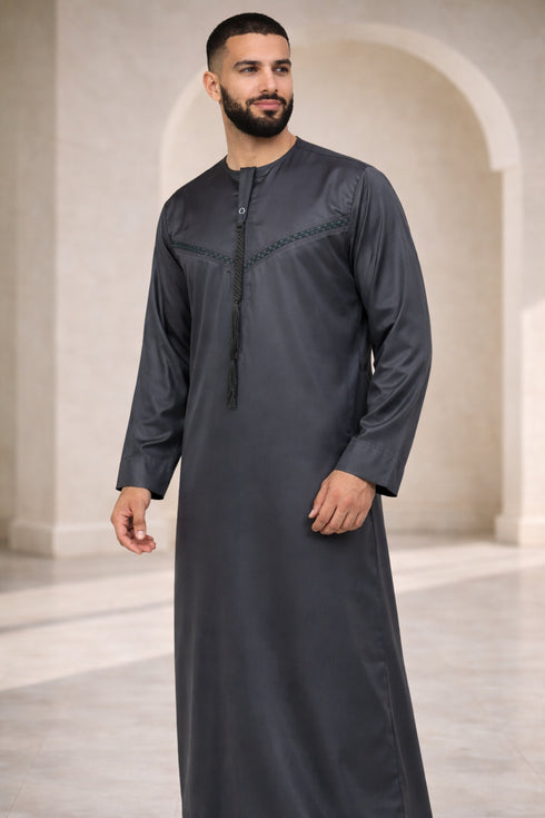 Jungle Green Emirati Thobe – Men