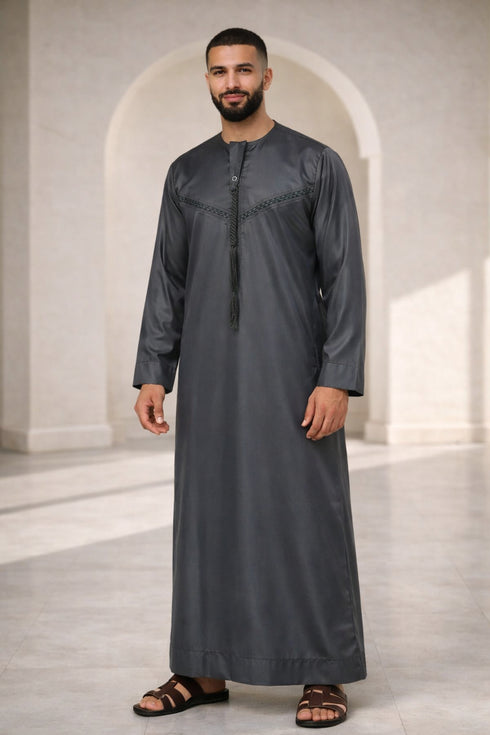 Jungle Green Emirati Thobe – Men