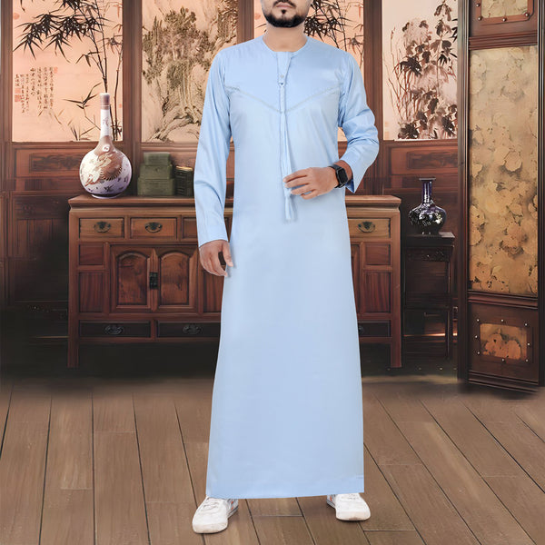 Sky Blue Emirati Thobe β Men