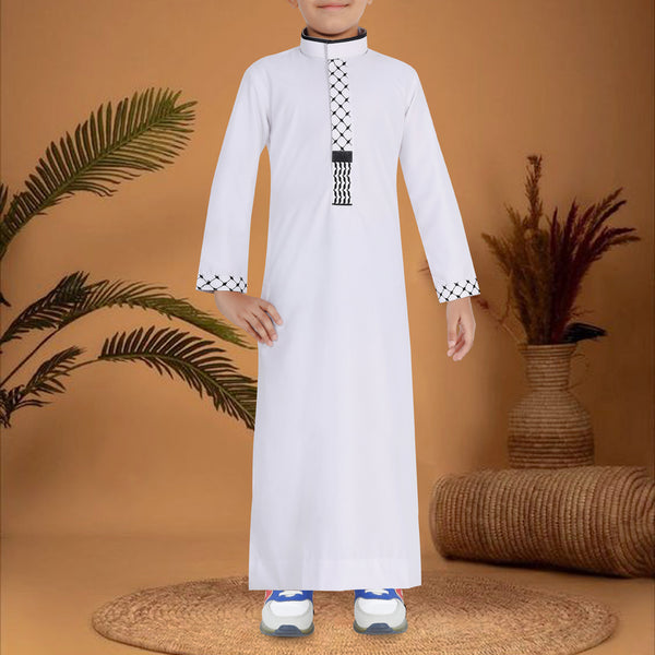 Al Qhuds White Thobe - Kids