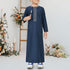 Royal Blue Omani Thobe - Kids