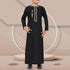 Carbon Black Omani Thobe - Kids