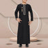 Carbon Black Omani Style-Kids Thobe