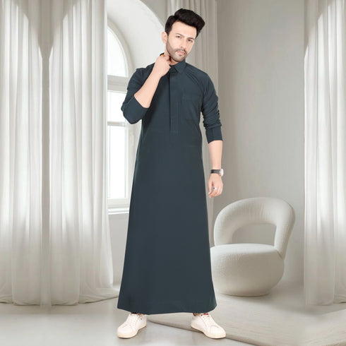 Emerald Green Qatari Thobe