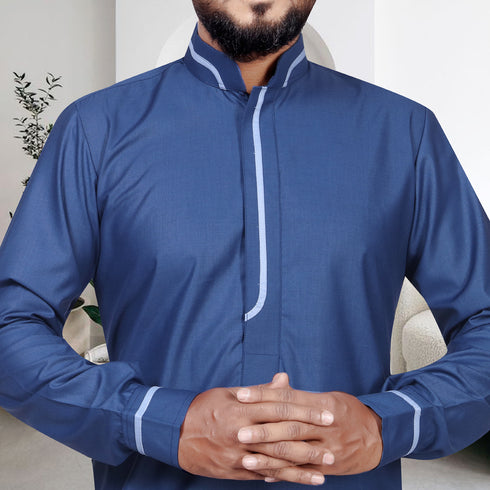 Nova Blue Men’s Thobe - Men
