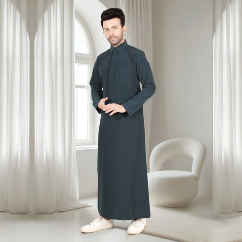 Emerald Green Qatari Thobe